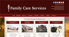Desktop Screenshot of familycareservices.com